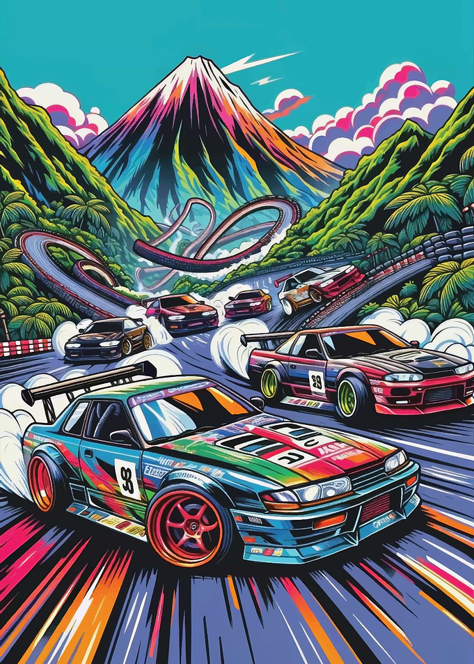 AESTHETIC DRIFT CARS