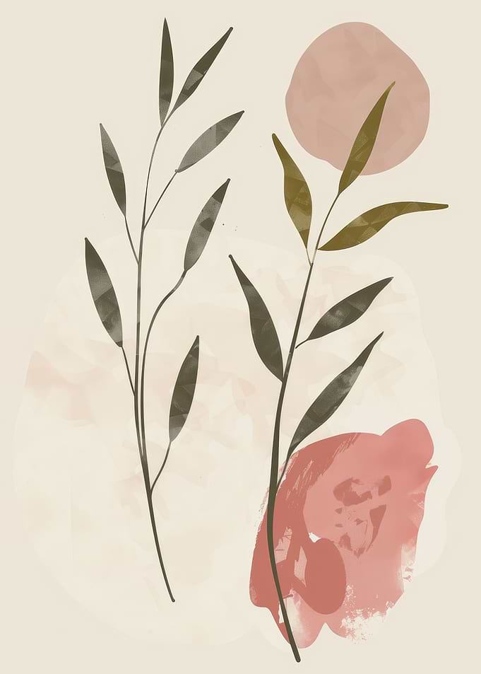 Abstract floral botanic
