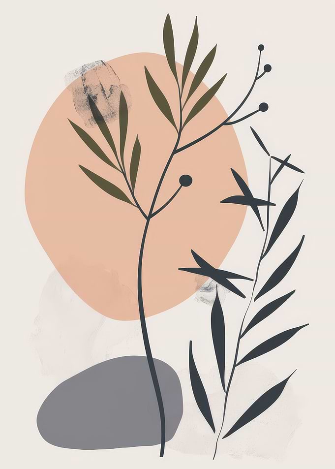 Abstract floral botanic