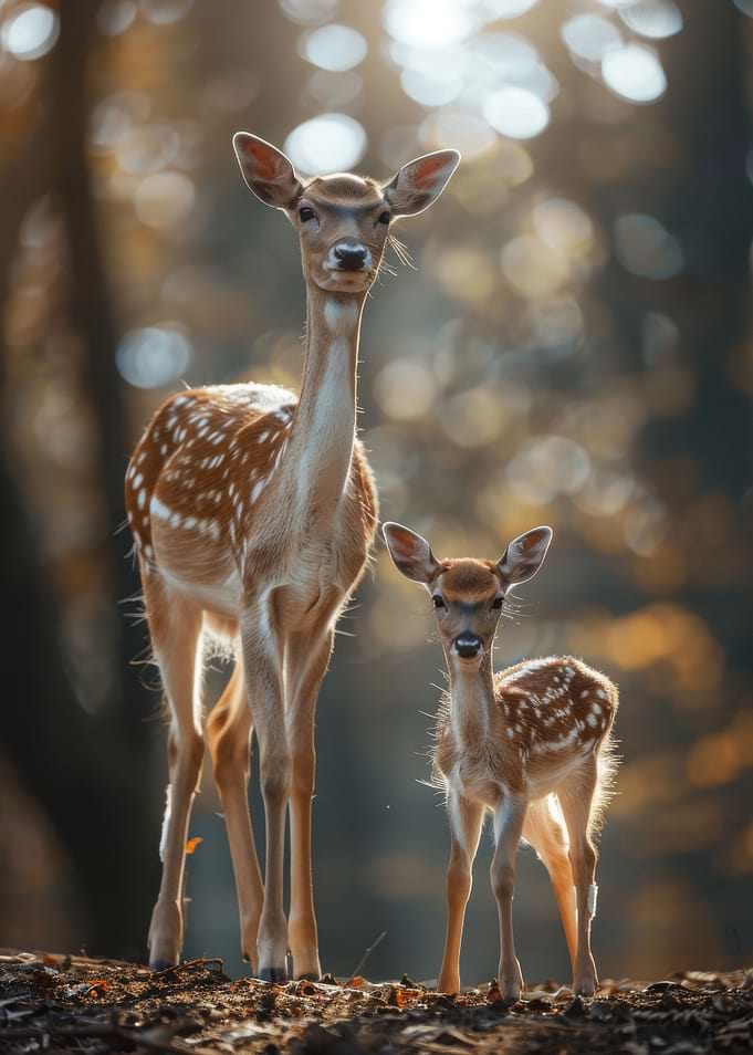 Deer Animal Family