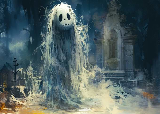 Ghostly Illustration Art