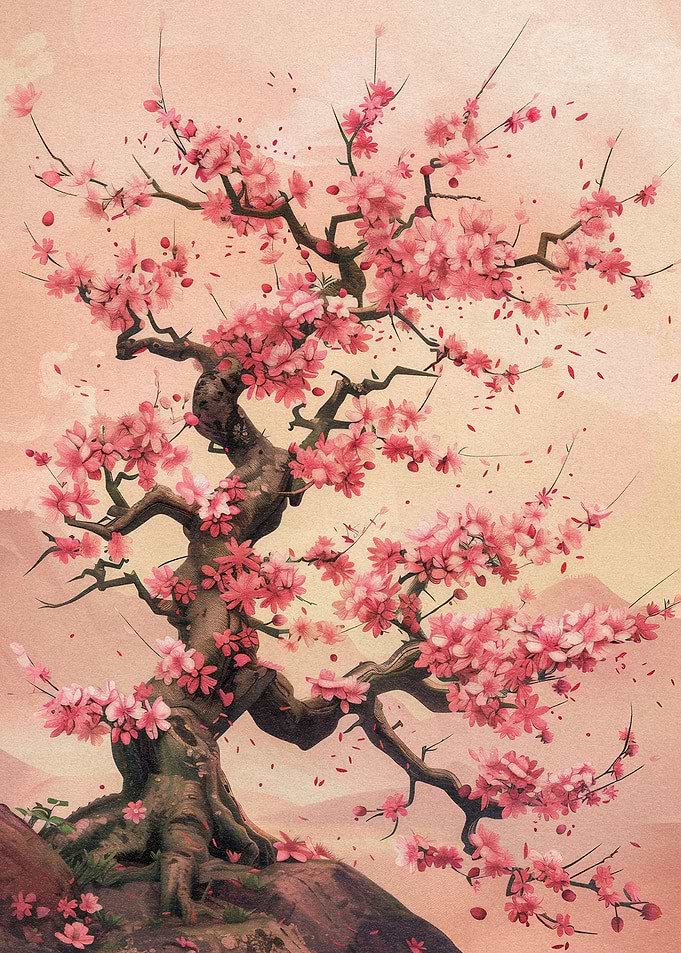 Japanese Cherry Tree Decor