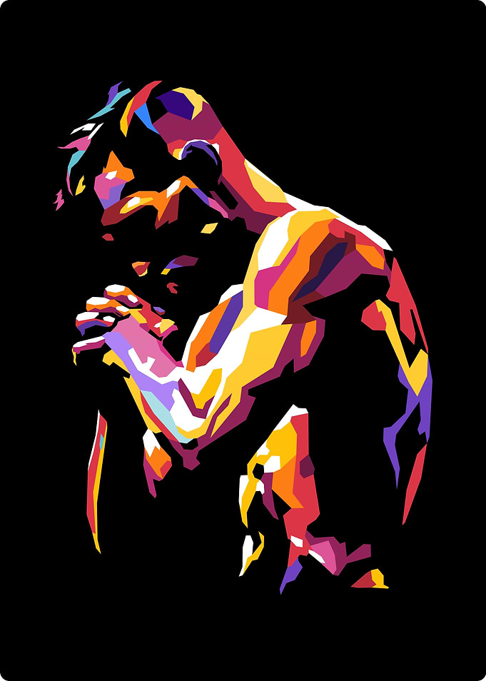 Gym Motivation Pop Art