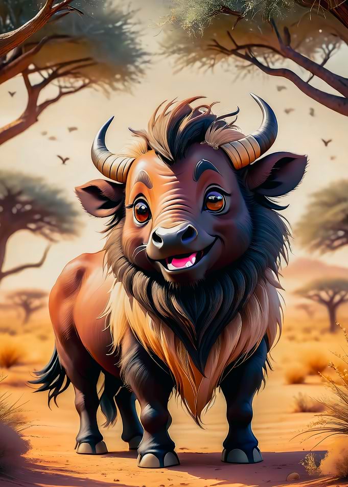 Baby Wildebeest