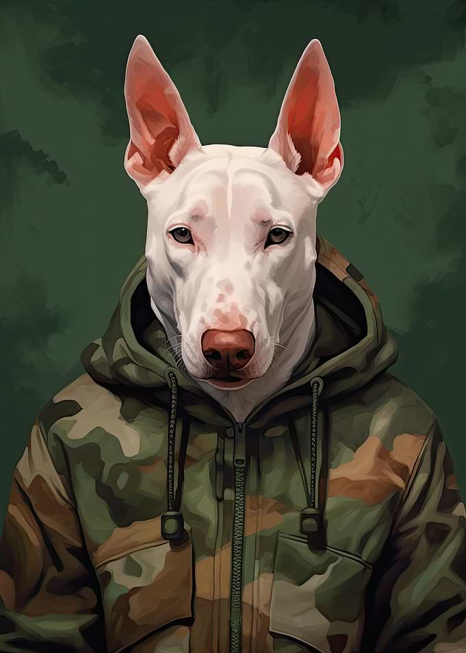 English Bull Terrier Camo