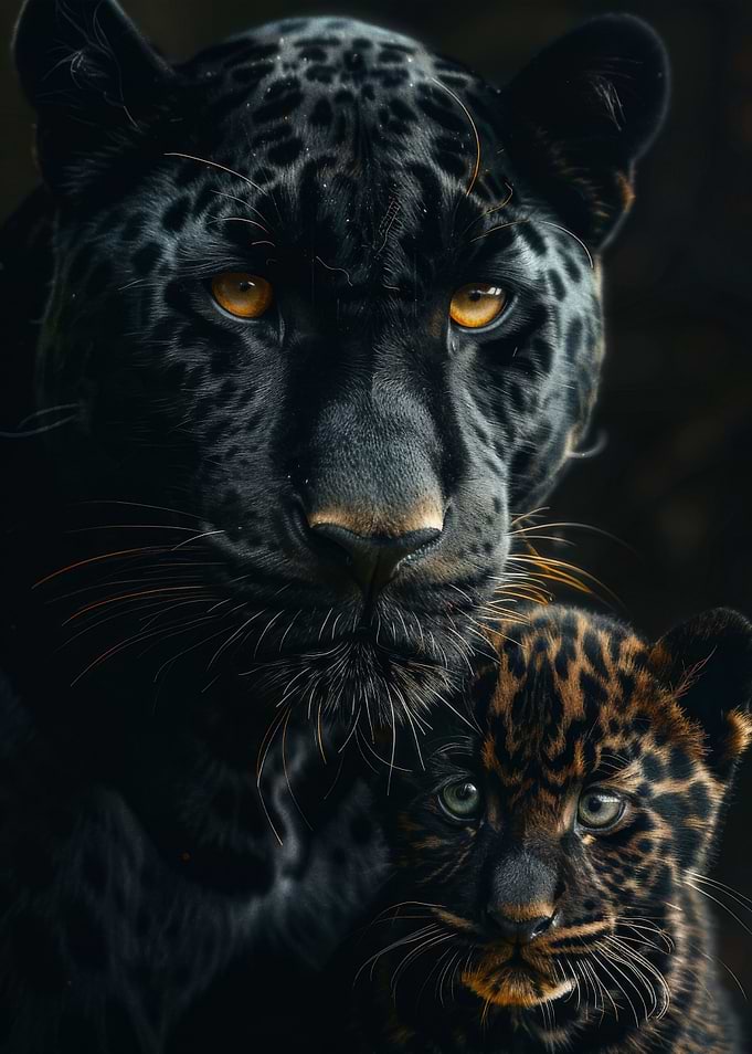 Panther Animal Family