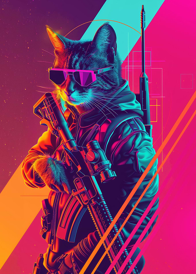 The Cyber Cat Soldier
