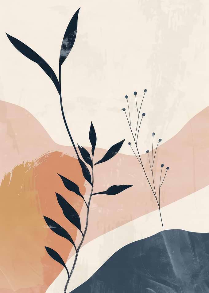 Abstract floral botanic