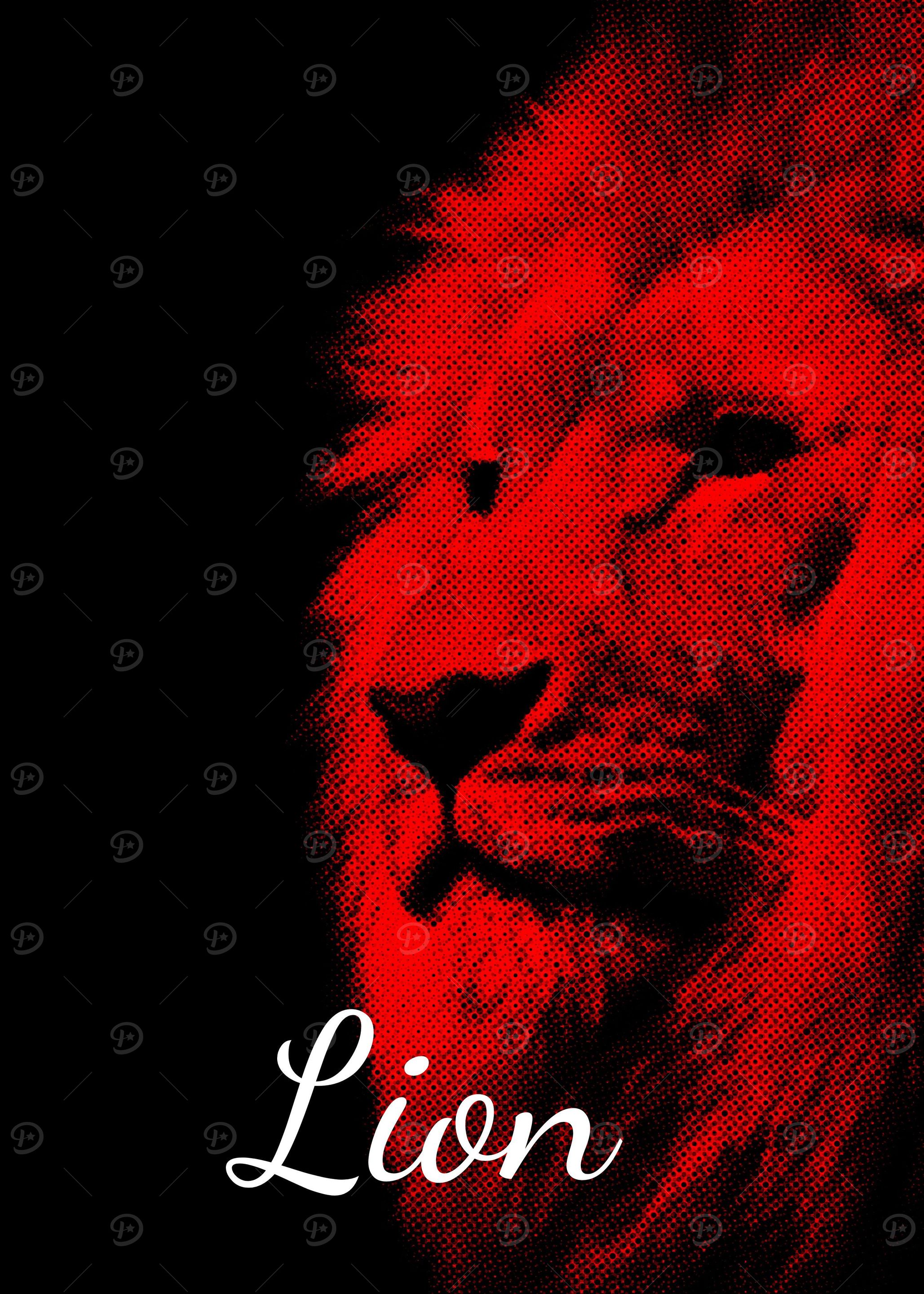 Lion duotone