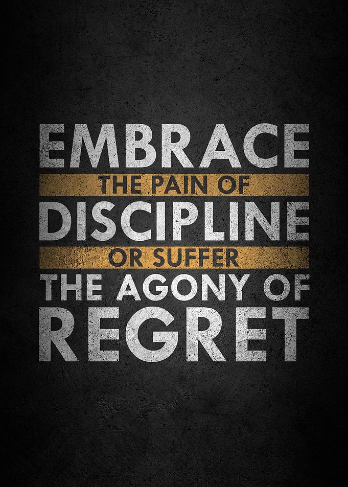 The pain of discipline