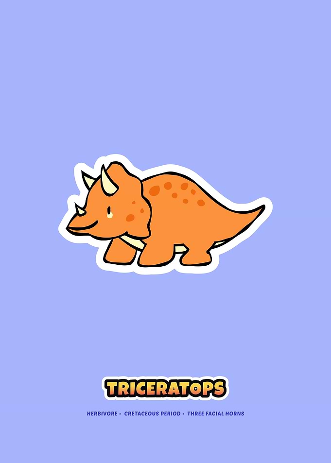 Cute Triceratops