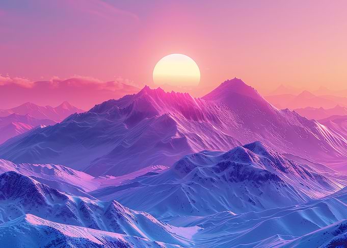 Vaporwave Sunset