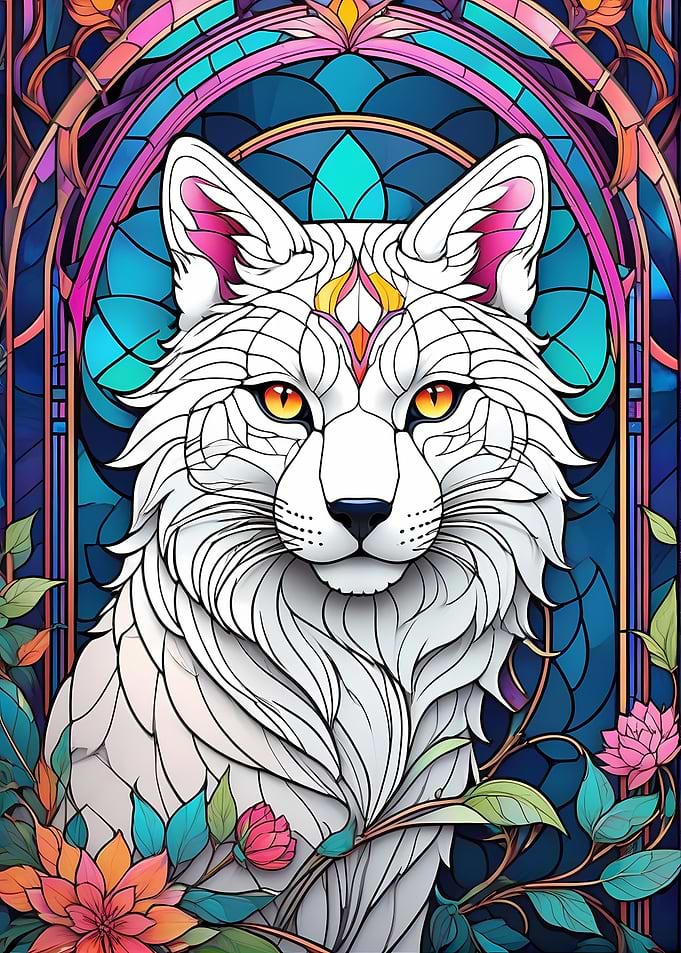 Stained Glass Animal