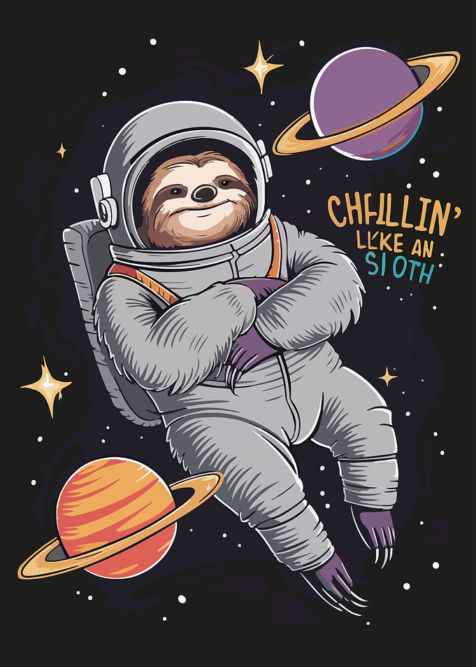 Chillin Slothonaut