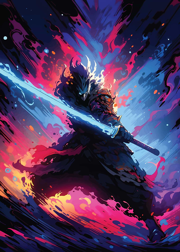 Samurai Anime Art
