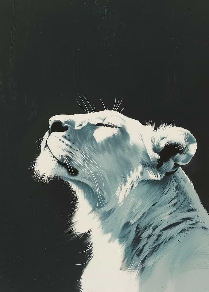 White Lion Portrait