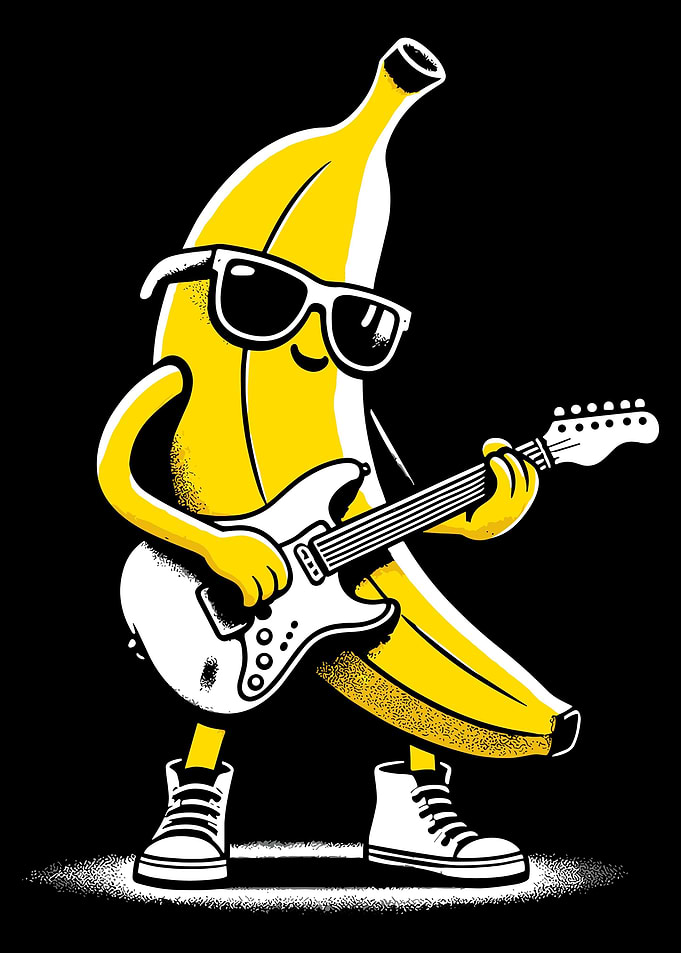 Funny Banana Guitar Music