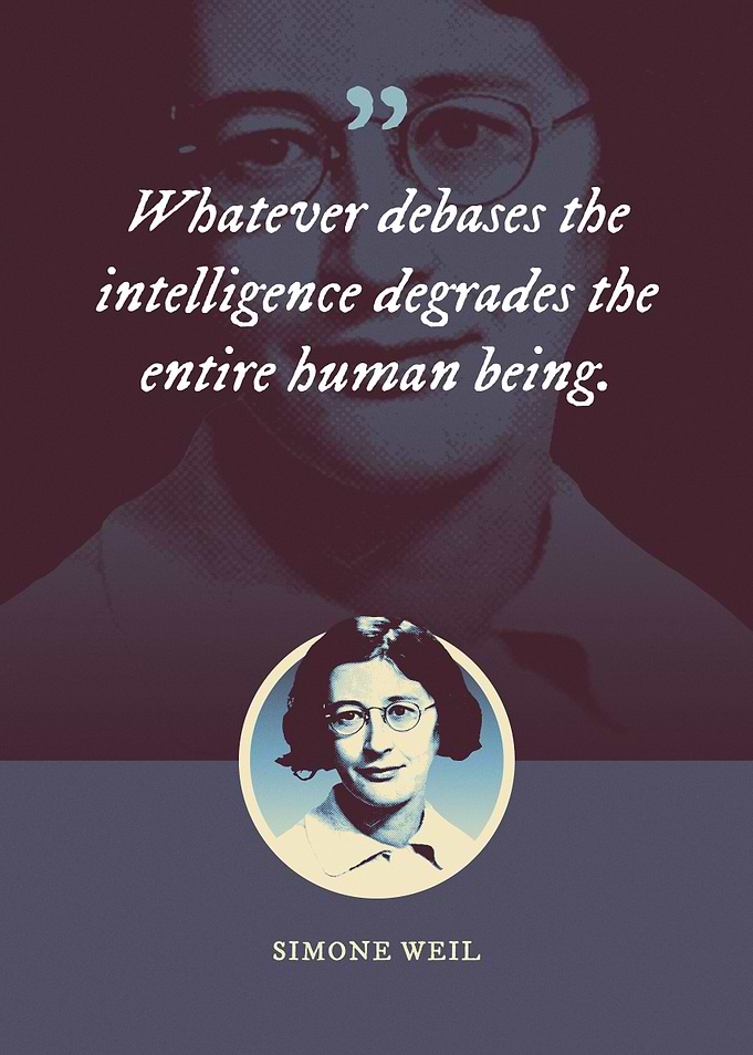 Whatever debases the