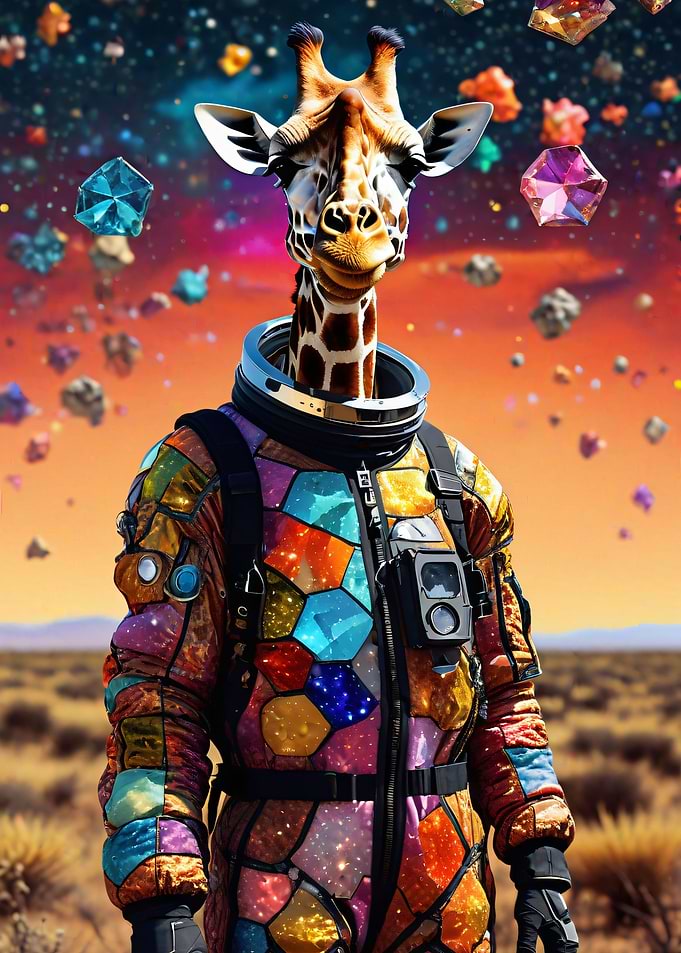 Giraffe Astronaut
