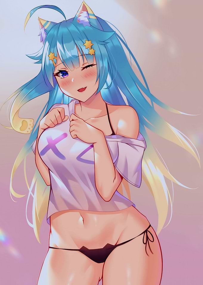 Anime Girls Blue Hair