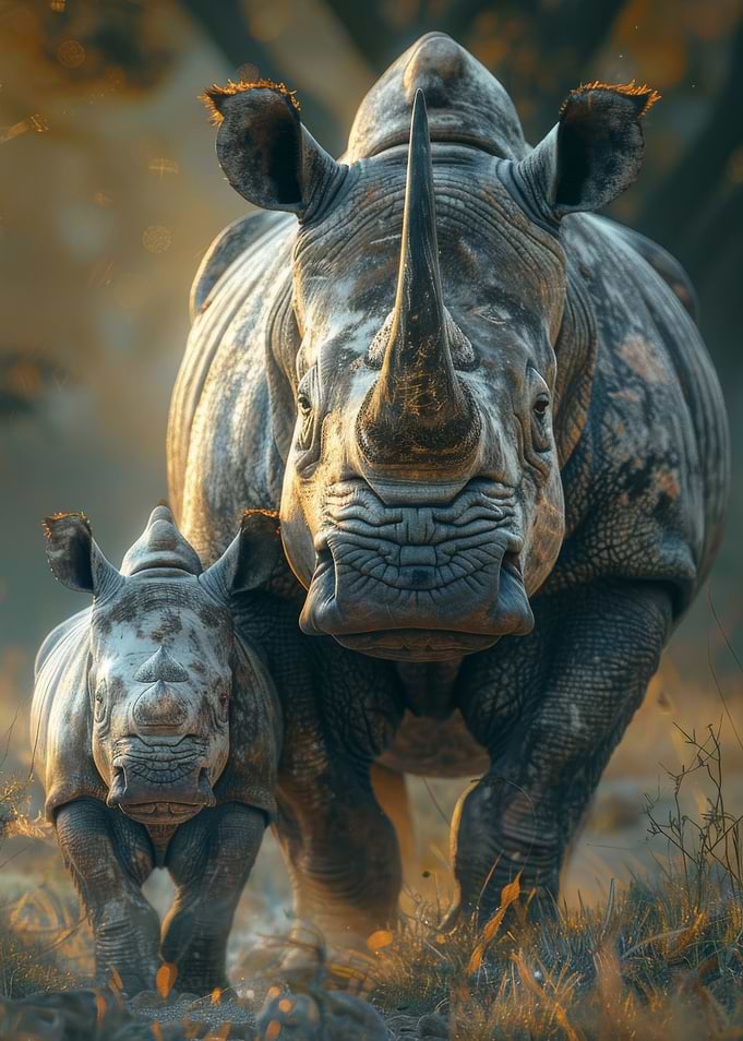 Rhinocheros Animal Family