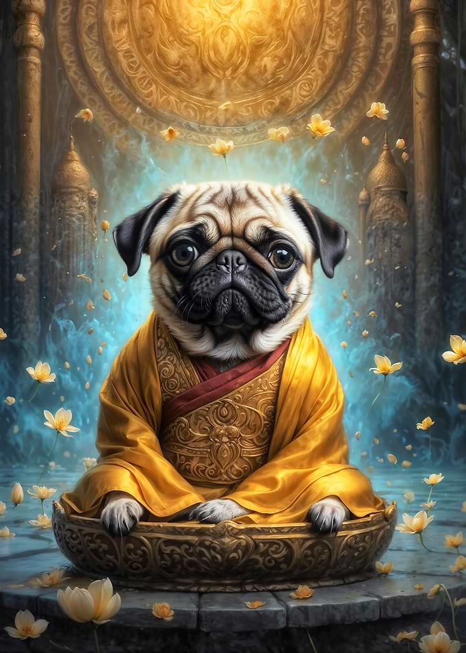 Pug Buddha