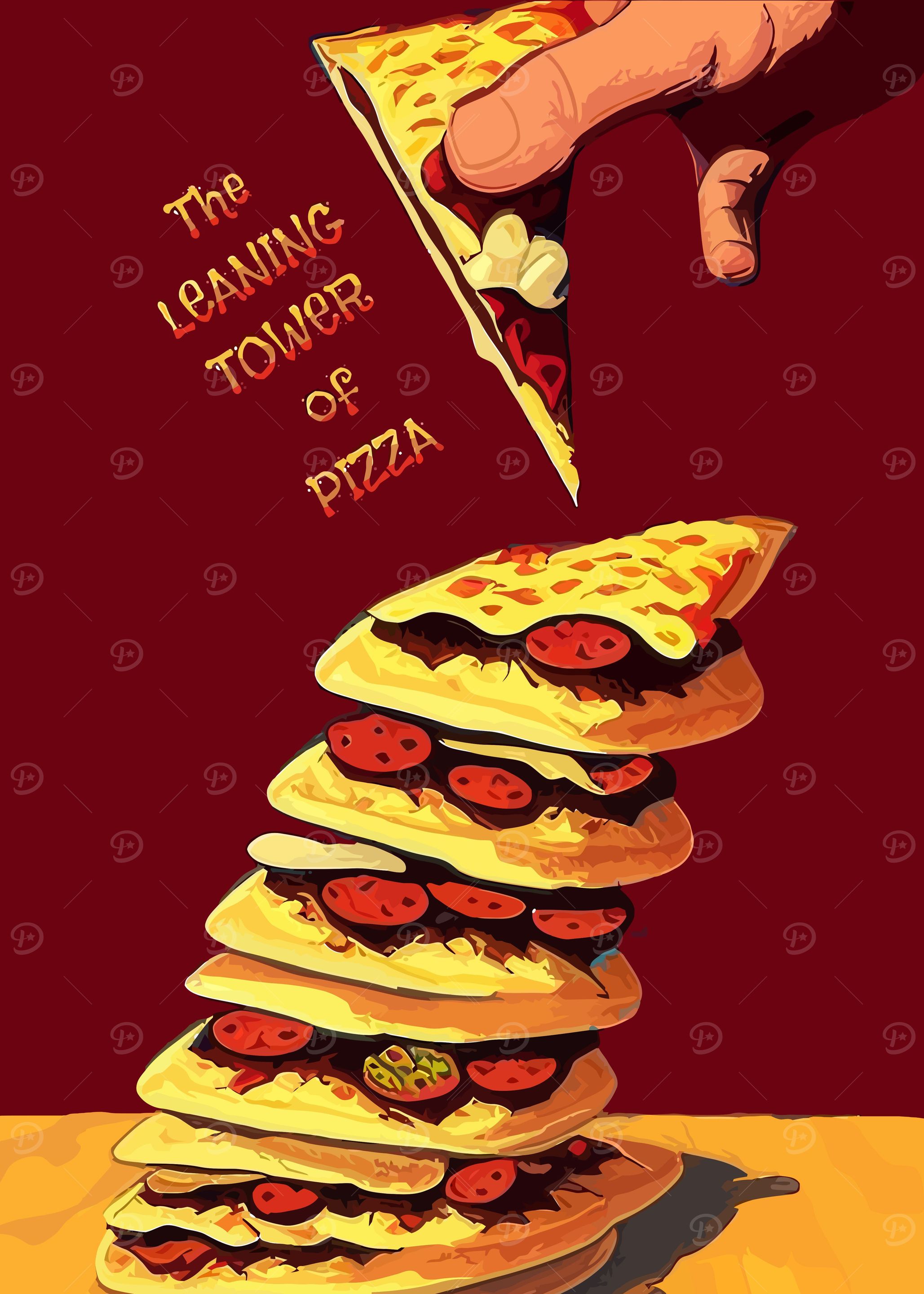 The Leaning Tower of Pizza
