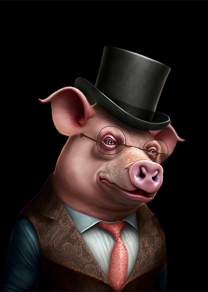 Vintage Pig