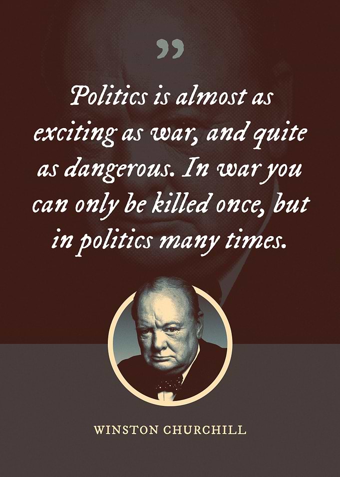 Politics is almost as