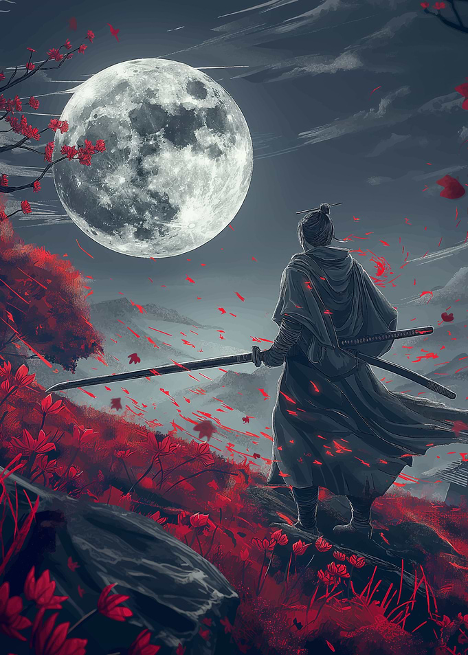 Crimson Moon Samurai