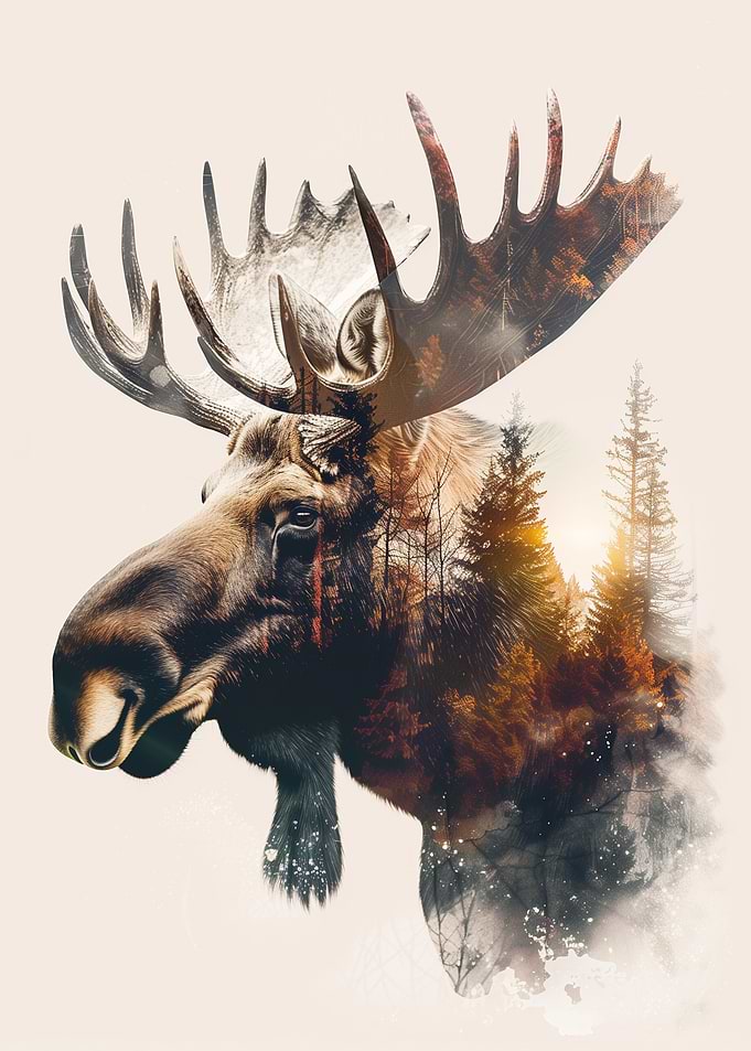 Canadian Moose Nature