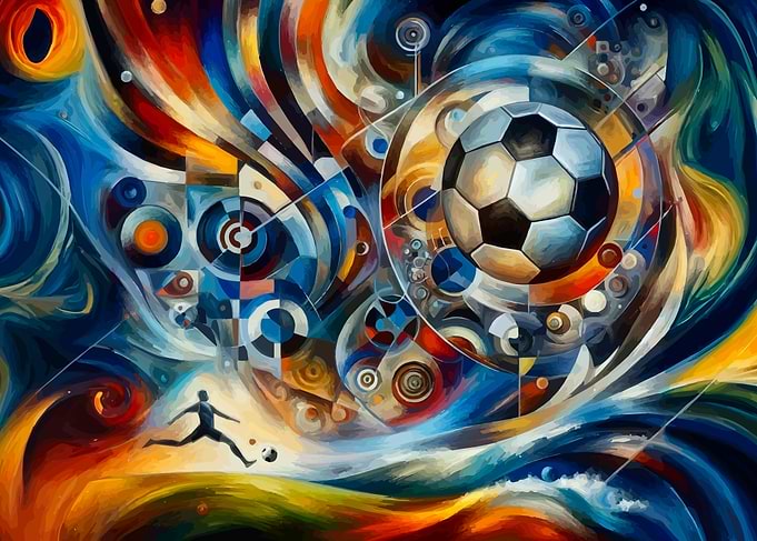 ABSTRACT FOOTBALL SOCCER