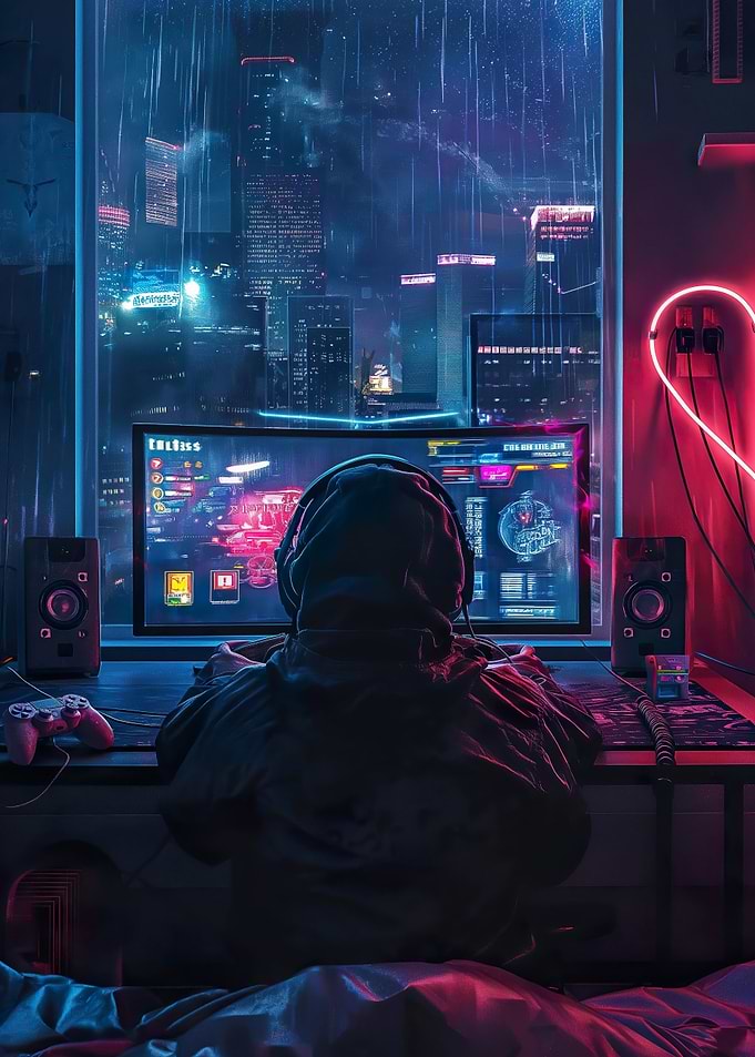 Gamer City Cyberpunk