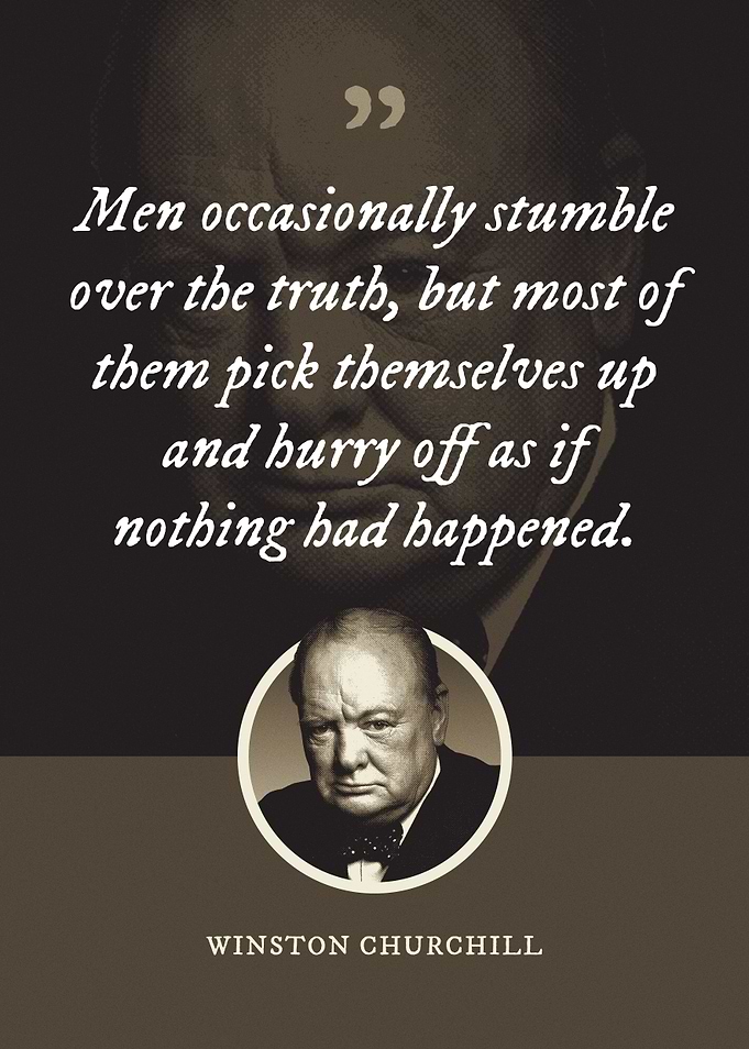 Men occasionally stumble