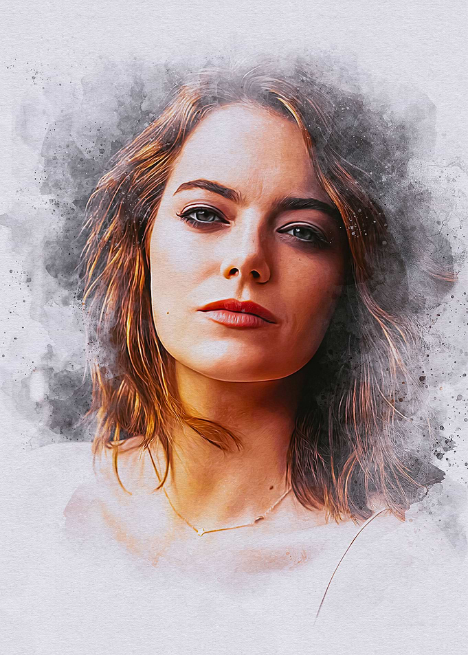 Emma Stone Art