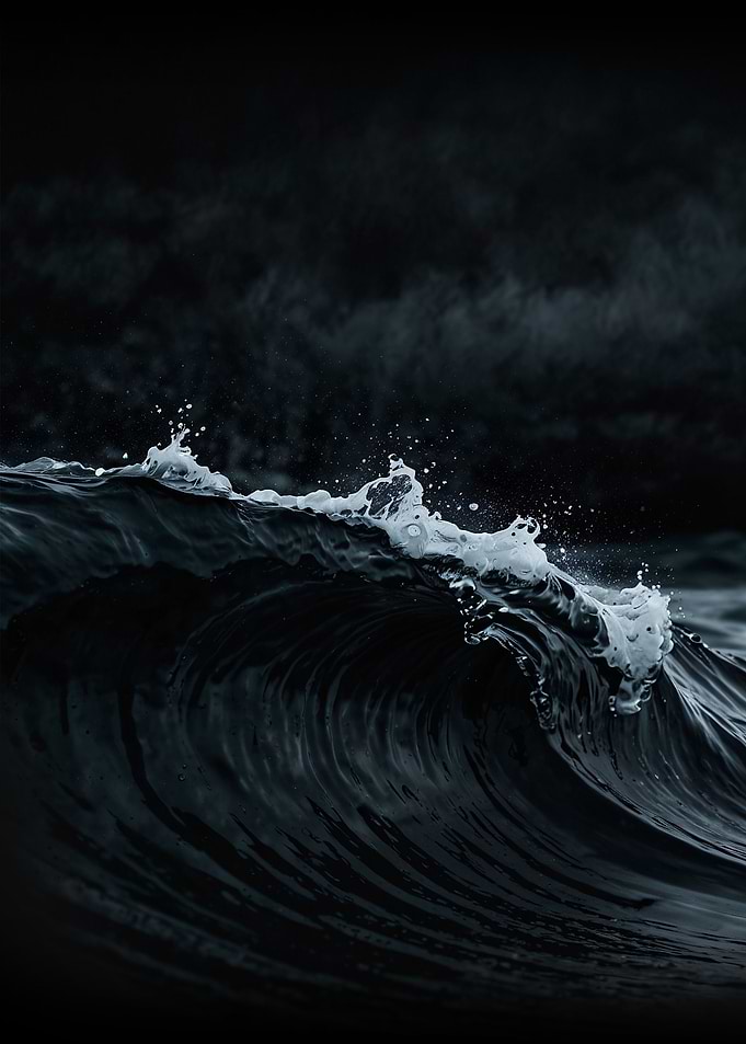 Moody Stormy Day Waves