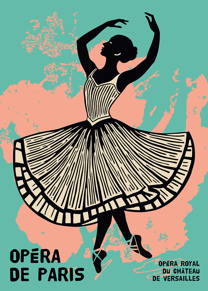 Paris Ballet Poster Print