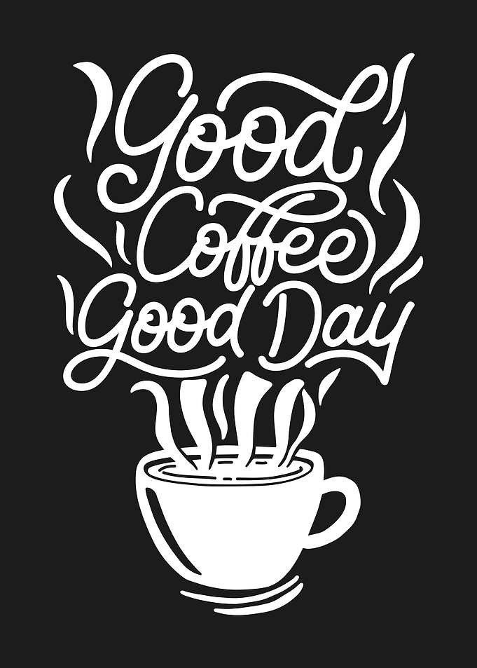 Coffee Quote Poster