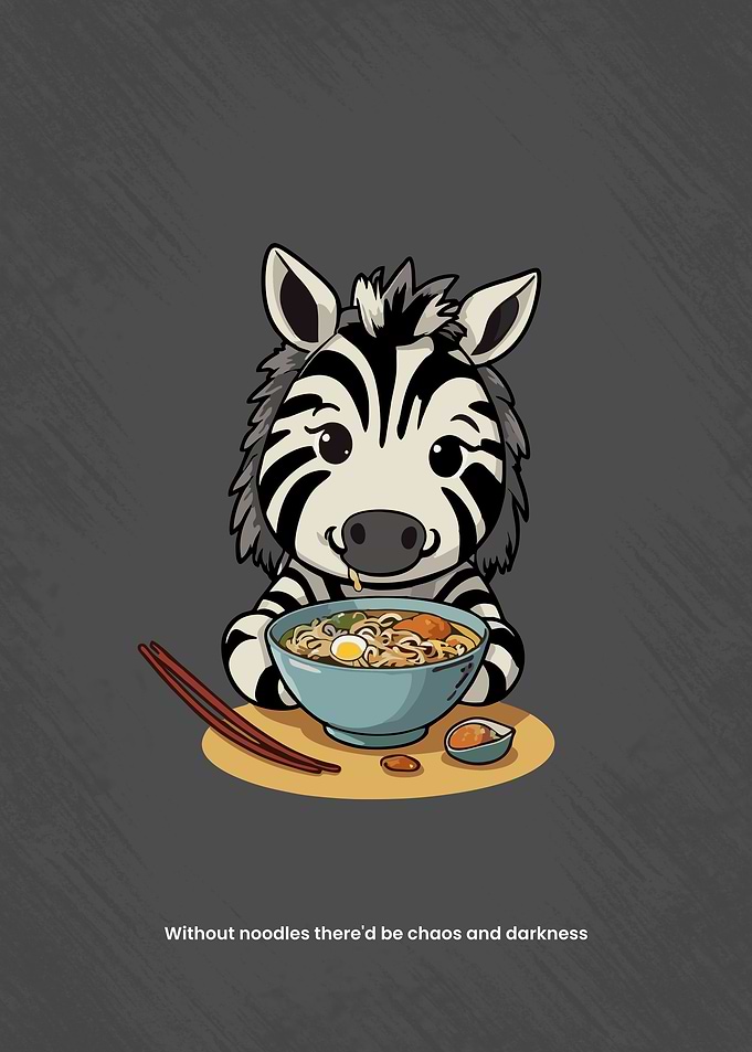 Zebra and Noodle