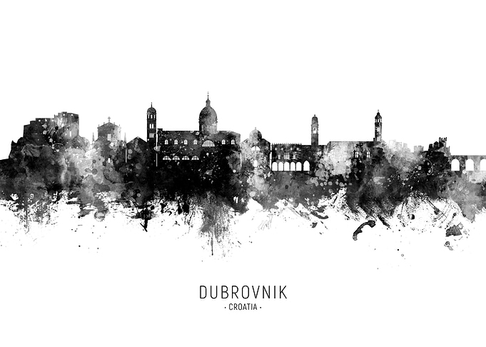 Dubrovnik Skyline Croatia