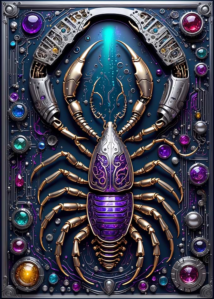 Scorpion Steampunk Art