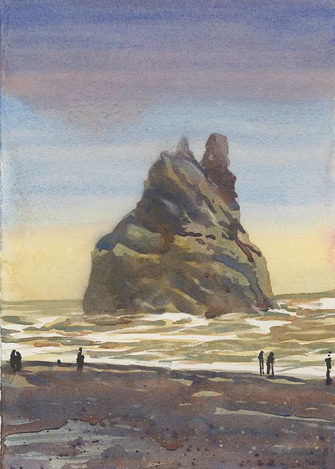 Vik Iceland beach artwork