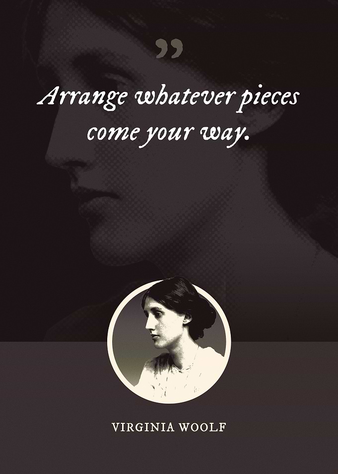 Arrange whatever pieces
