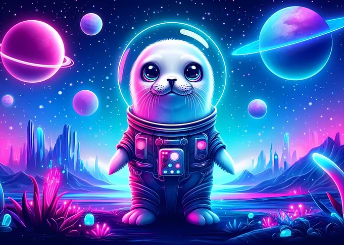 Neon Space Seal