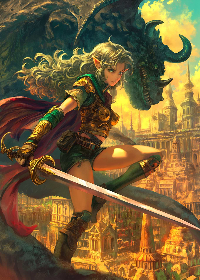 Dragon Elf Warrior