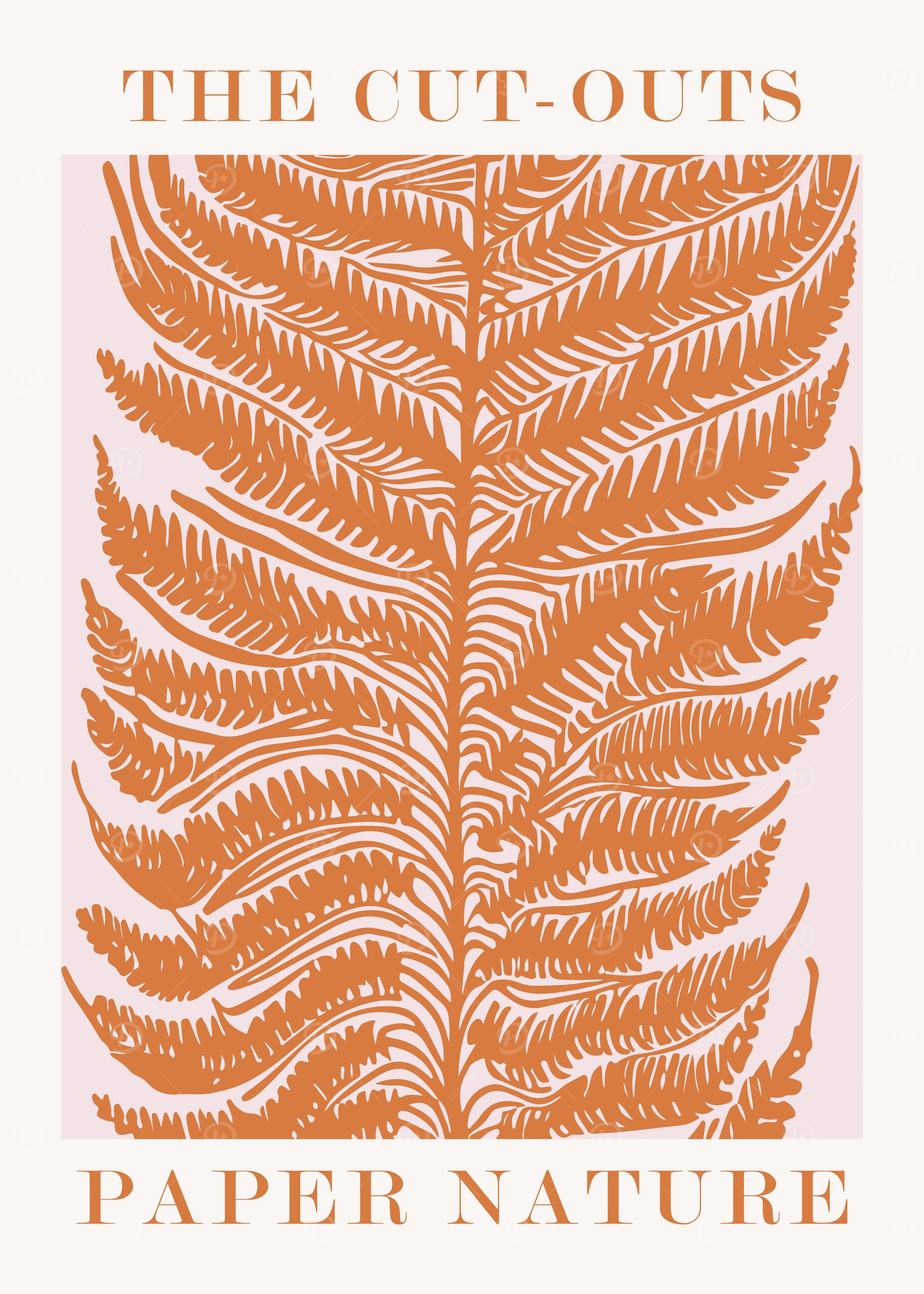 Paper Nature Orange Leaf