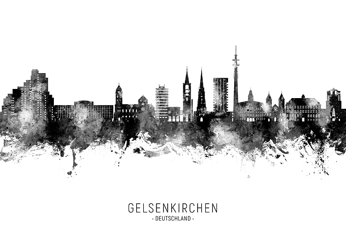 Gelsenkirchen Skyline