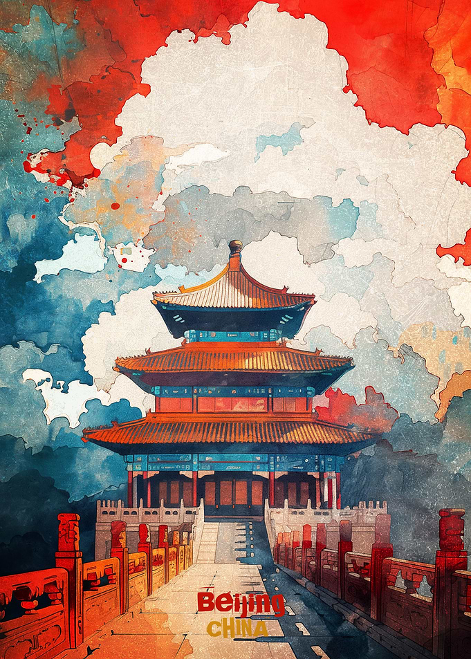 Beijing Art Poster