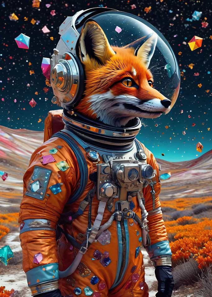 AstroFox in Alien Jungle