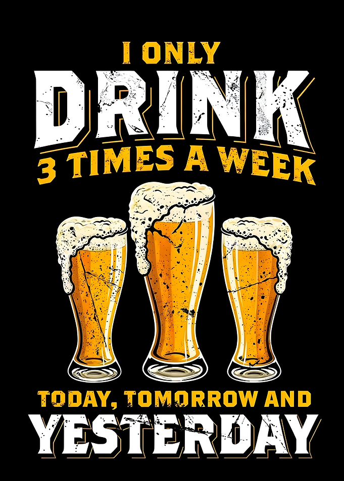 drinking beer 3 times